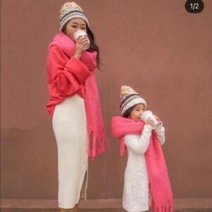 Anthropologie oversized soft light green Scarf